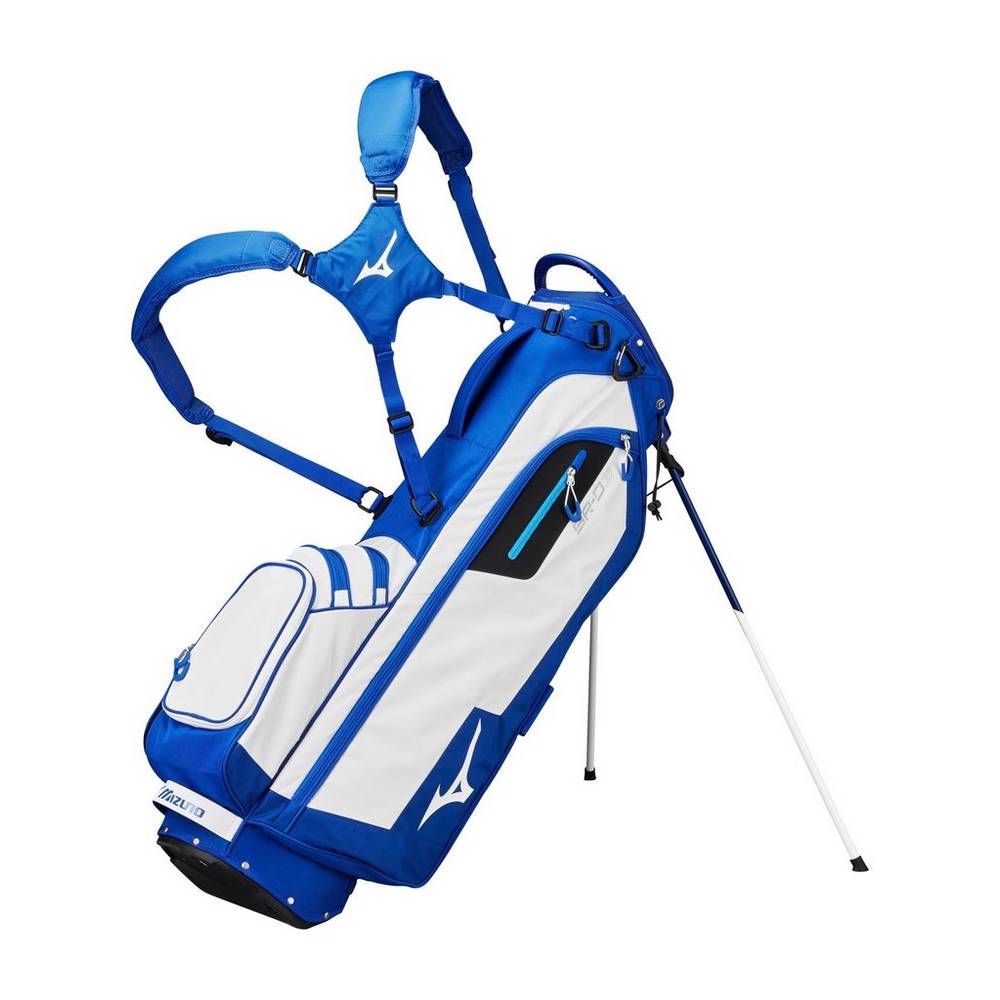 Mizuno Men's BR-D3 Stand Bag Blue/White (240226-QVT)